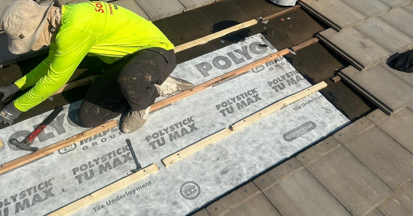 Roof leak repair and patch work — Repairs, SolTerra Roofing