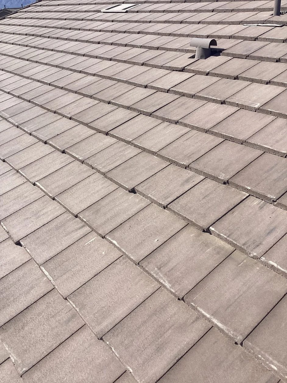 The same roof after SolTerra reset the displaced tiles