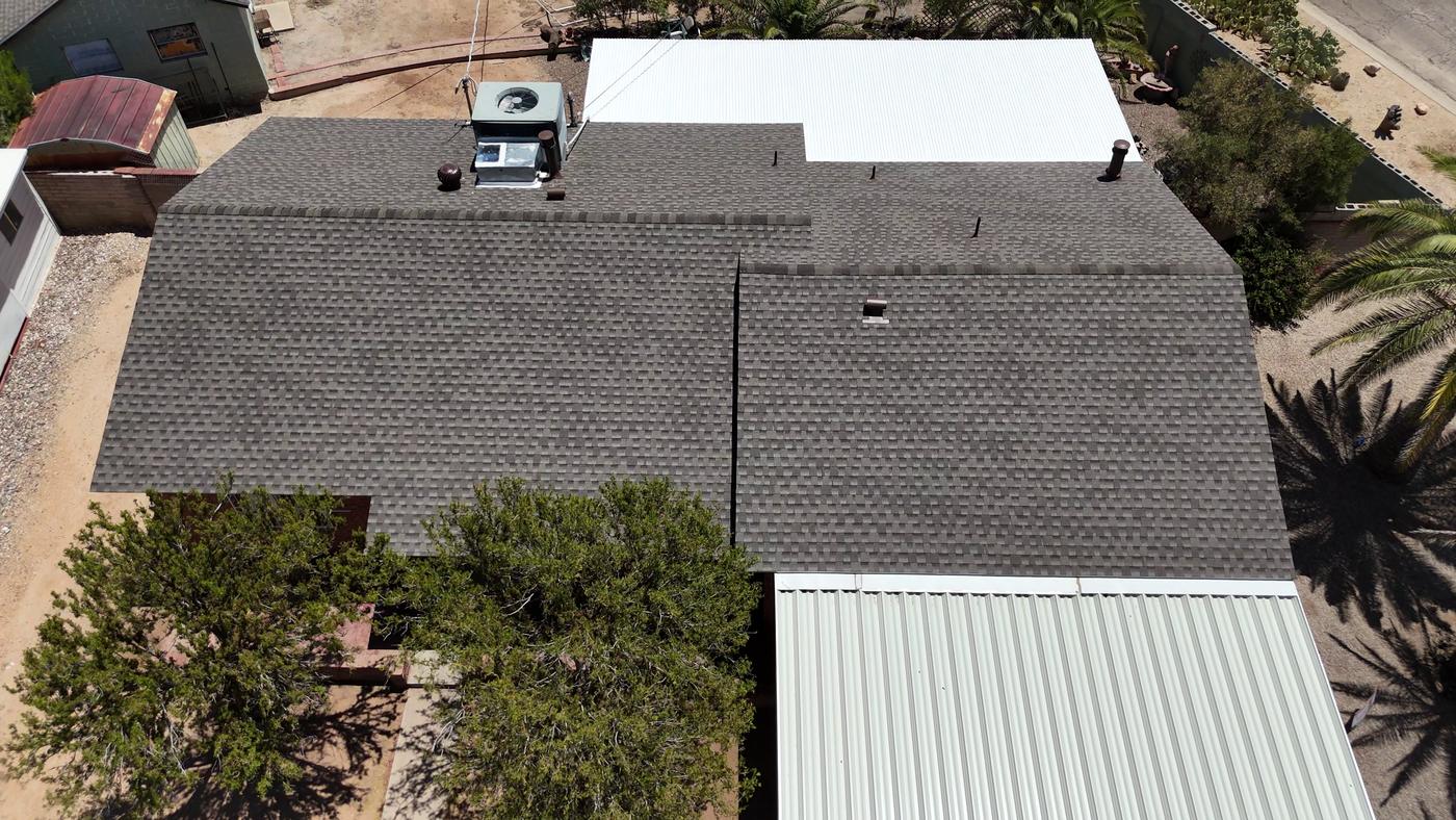 Shingle roof tear-off and reroof project — Shingle, SolTerra Roofing