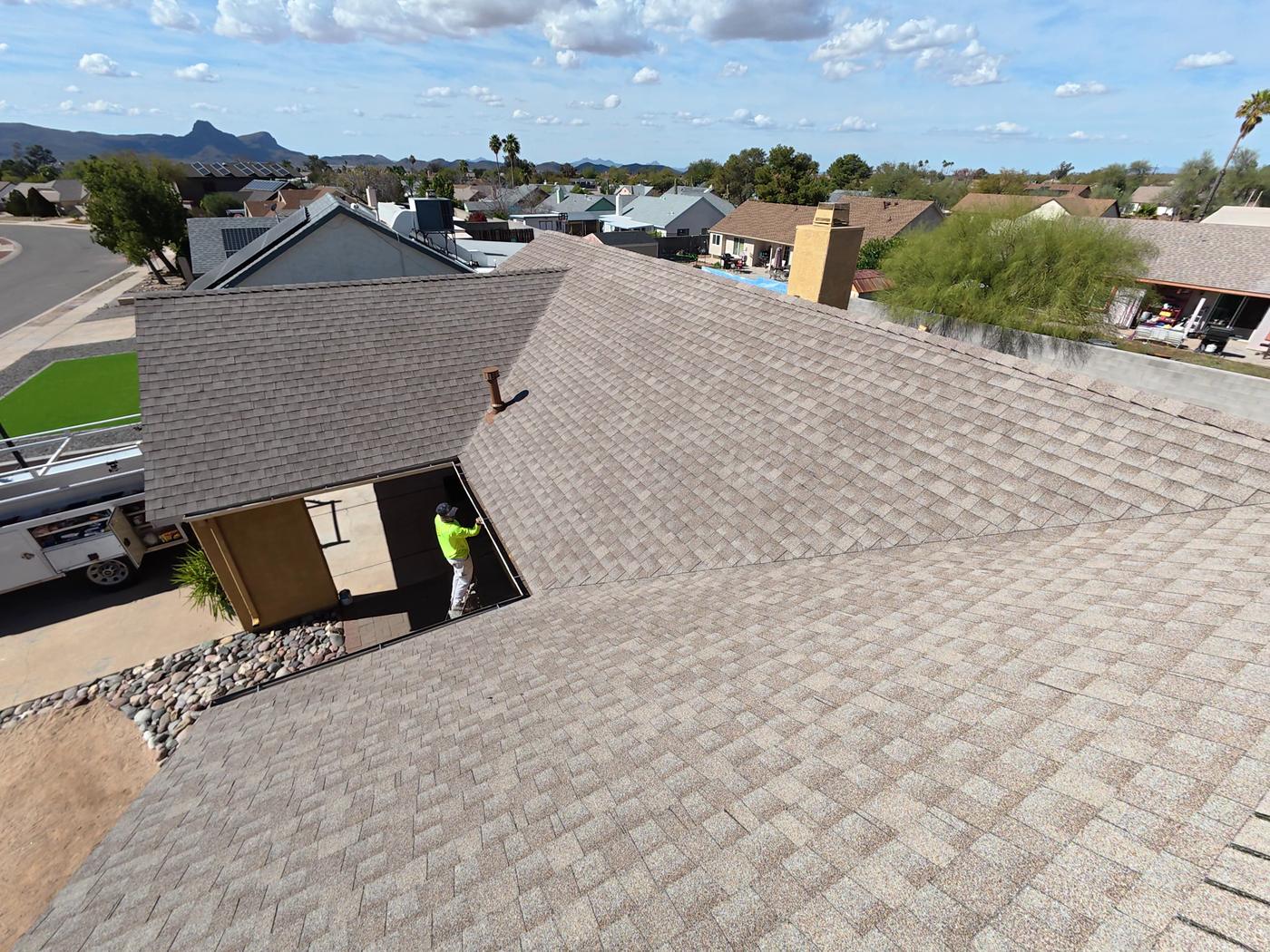 Asphalt shingle roof installation in progress — Shingle, SolTerra Roofing