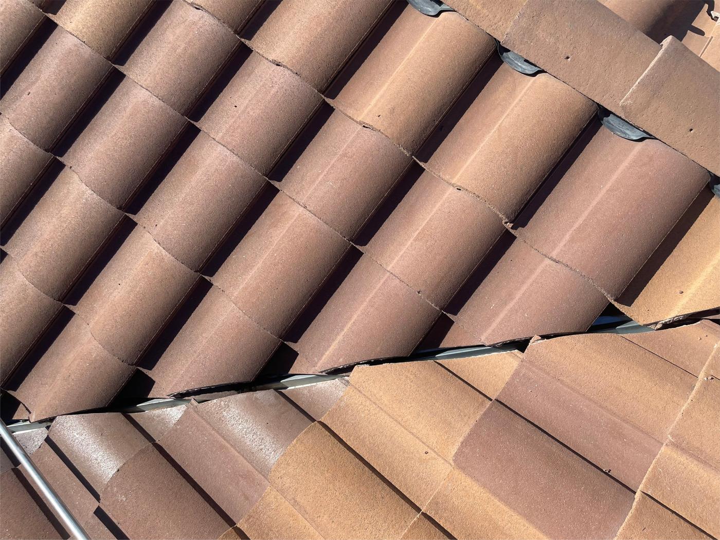 Concrete tile roof installation in progress — Tile, SolTerra Roofing
