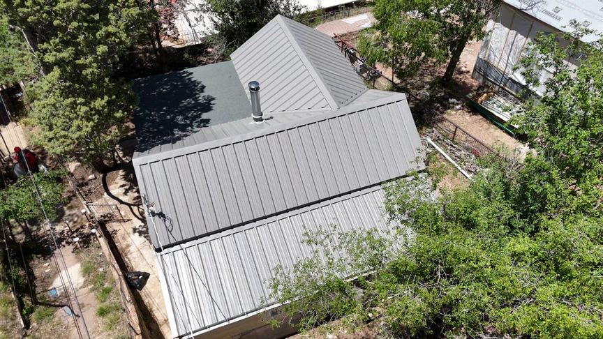 Metal roof job completed by SolTerra Roofing in Tucson