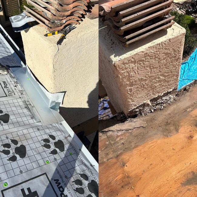 Roof repair and patchwork by SolTerra Roofing in Tucson