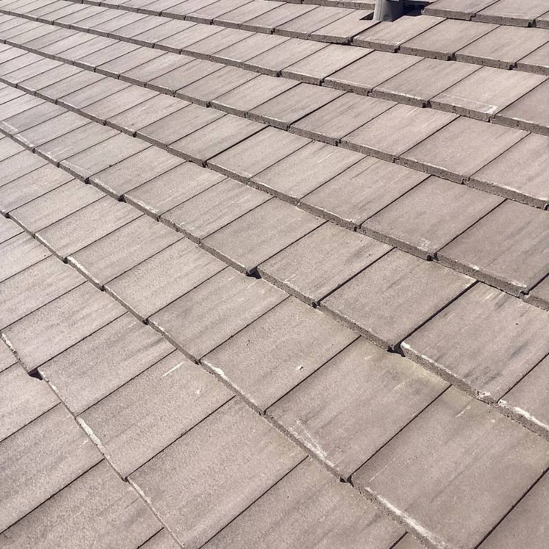 The same roof after SolTerra reset the displaced tiles